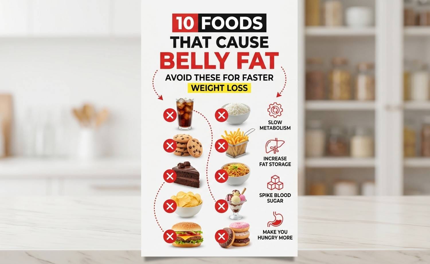10 food that need to avoid for weight loss