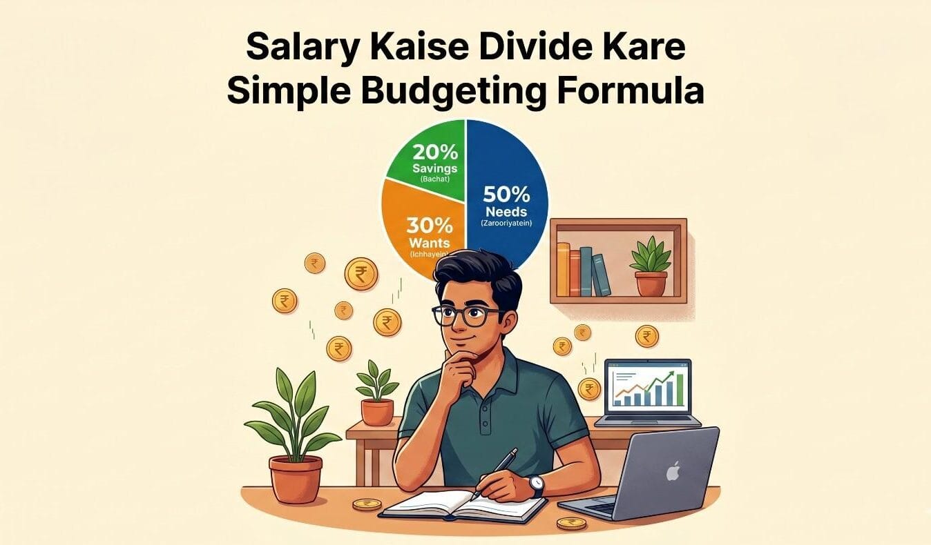 50/30/20 budgeting rule for salary to manage needs wants and savings effectively