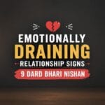 Emotionally draining relationship signs causing stress and emotional exhaustion