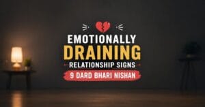 Emotionally draining relationship signs causing stress and emotional exhaustion