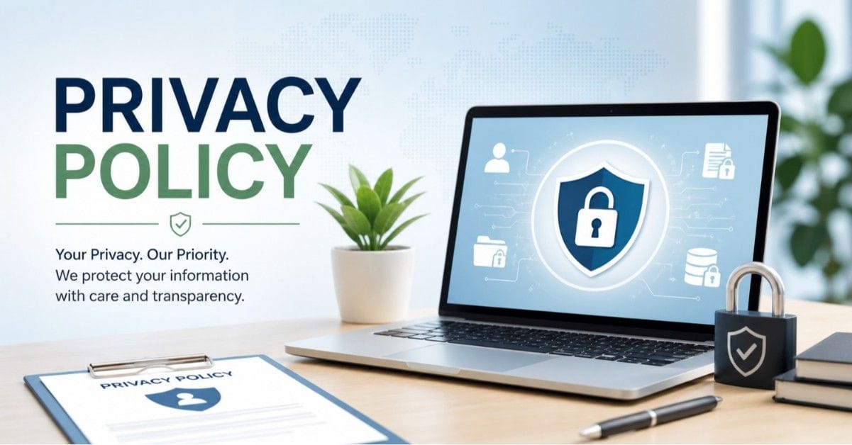 shivarth life privacy policy page showing data protection and user privacy concept