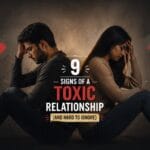 Emotionally exhausted couple showing signs of a toxic relationship
