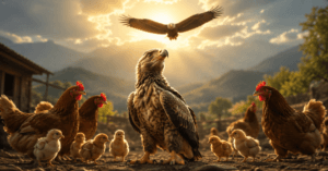 Ek eagle jo murgiyon ke beech bada hua, asli pehchaan aur khud par vishwas ki prernaadayak kahani