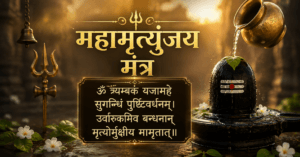 महामृत्युंजय मंत्र के साथ शिवलिंग, जल अभिषेक और महादेव उपासना