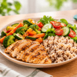 Diet plan for weight loss with healthy Indian food and balanced meal